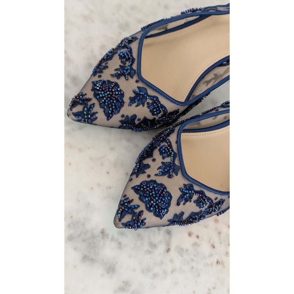Betsey Johnson Nikki Navy 8.5 - Picture 2 of 10